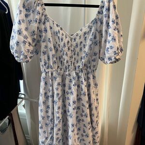 Floral Puff Sleeve Dress